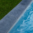 Kit complet | margelles pour piscine 8x4m en pierre bleue vietnam (+ colle, joint, hydrofuge ...)