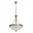 Suspension laiton classic 4 ampoules 90 cm