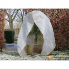 Couverture d'hiver avec fermeture 70 g/m² beige 3x2,5x2,5 m