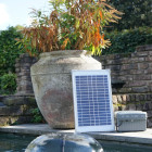 Ensemble de pompe de fontaine de jardin solarmax 600
