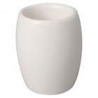 L'aqua ensemble d'accessoires de salle de bain 5 pcs galet blanc mat