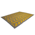 Tapis d'extérieur chill mat flaxton 2,7x3,5 m xl jaune ocre
