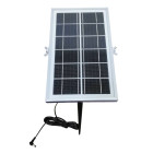 Panneau solaire de camping 25,5x16x10 cm noir