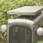 Esschert design table tractor gris ih032