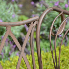Esschert design banc de jardin métal style "old england" mf009