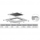 Frilec plaque de cuisson à induction 52 x 77 cm köln774-ibs