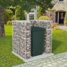 Panier de gabion simple acier 110 x 100 x 120 cm