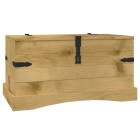 Coffre de rangement pin mexicain gamme corona 91x49,5x47 cm