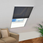 Moustiquaire plissée pour fenêtre aluminium 60 x 80 cm