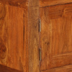 Vidaxl buffet bois massif avec finition en bois de sesham 120x30x75 cm