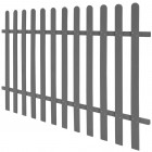Vidaxl clôture wpc 200 x 120 cm gris