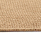 Tapis en jute avec support en latex 140 x 200 cm naturel