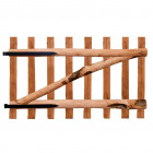 Portillon de clôture Bois de noisetier imprégné 100 x 60 cm
