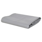 Bâche drap de camping protection jardin couverture remorque 3 x 5 m gris 