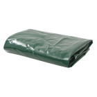Bâche drap de camping protection jardin couverture remorque 4 x 7 m vert 