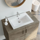 Vidaxl lavabo en granit 600 x 450 x 120 mm - Couleur au choix