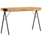 Table à écrire bois de manguier massif 118 x 50 x 75 cm