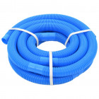 Tuyau de piscine avec colliers de serrage Bleu 38 mm 6 m
