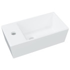 Lavabo blanc 48x25x15 cm céramique