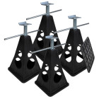 4 pcs supports stabilisateurs 750 kg