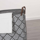 Sealskin panier à linge angoli gris 60 l 362292012