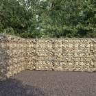 Mur à gabion avec couvercles Acier galvanisé 600 x 30 x 200 cm