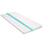 Sur-matelas 90 x 200 cm mousse froide profil d'œuf 6 cm