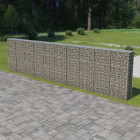Mur à gabion avec couvercles Acier galvanisé 600 x 30 x 150 cm