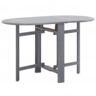 Table de jardin gris 120x70x74 cm bois d'acacia massif