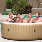 Baignoire de massage à bulles rond purespa