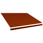 Toile d'auvent orange et marron 400x300 cm