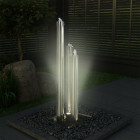 Fontaine de jardin Argenté 48x34x123 cm Acier inoxydable