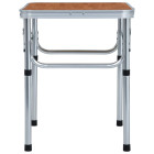 Table pliable de camping aluminium 60x45 cm