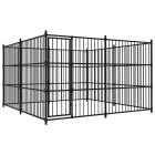Chenil extérieur cage enclos parc animaux chien d'extérieur pour chiens 300 x 300 x 185 cm 