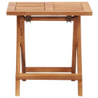 Table pliable de jardin 40x40x40 cm bois d'acacia massif