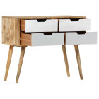 Buffet 85 x 40 x 71 cm bois de manguier massif