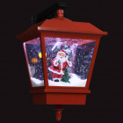 Lampe murale de Noël lumières LED et Père Noël Rouge 40x27x45cm