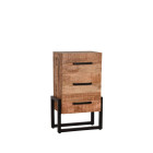 Armoire à tiroirs bolivia 50x30x83 cm bois