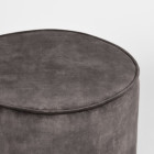 Pouf tibo 55x55x40 cm velours - Couleur au choix