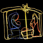 Décoration de la crèche de Noël 240 LED 116x41x87 cm