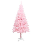 Sapin de Noël artificiel avec support Rose 150 cm PVC