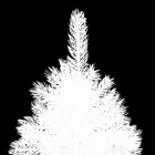 Sapin de Noël artificiel avec support Blanc 180 cm PE