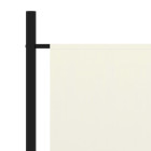 Cloison de séparation 1 panneau blanc crème 175x180 cm