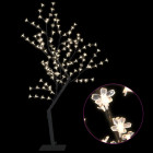 Sapin de Noël 128 LED blanc chaud Cerisier en fleurs 120 cm
