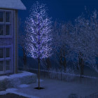 Sapin de Noël 2000 LED bleu Cerisier en fleurs 500 cm