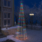 Sapin de Noël cône 400 LED colorées 100x360 cm