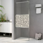 Paroi de douche à l'italienne à verre esg pierre 115x195 cm