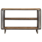 Buffet meuble TV 120x30x73 cm bois de manguier massif