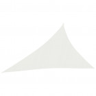 Voile d'ombrage 160 g/m² blanc 4x5x6,8 m pehd