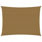 Voile d'ombrage 160 g/m² taupe 2,5x4 m pehd